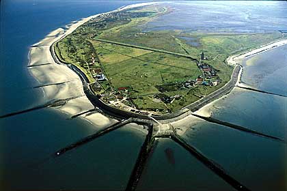 Wangerooge von oben...