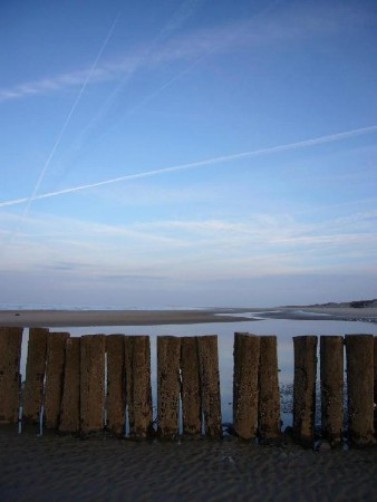 Wangerooge Strand Buhnen Richtung Osten